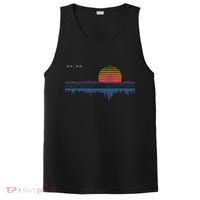 Retrowave Synthwave Vaporwave Sunset Aesthetic PosiCharge Competitor Tank thumb 0