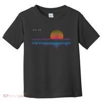 Retrowave Synthwave Vaporwave Sunset Aesthetic Toddler T-Shirt thumb 0
