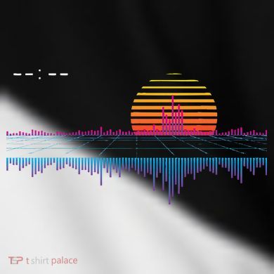 Retrowave Synthwave Vaporwave Sunset Aesthetic Toddler Fine Jersey T-Shirt