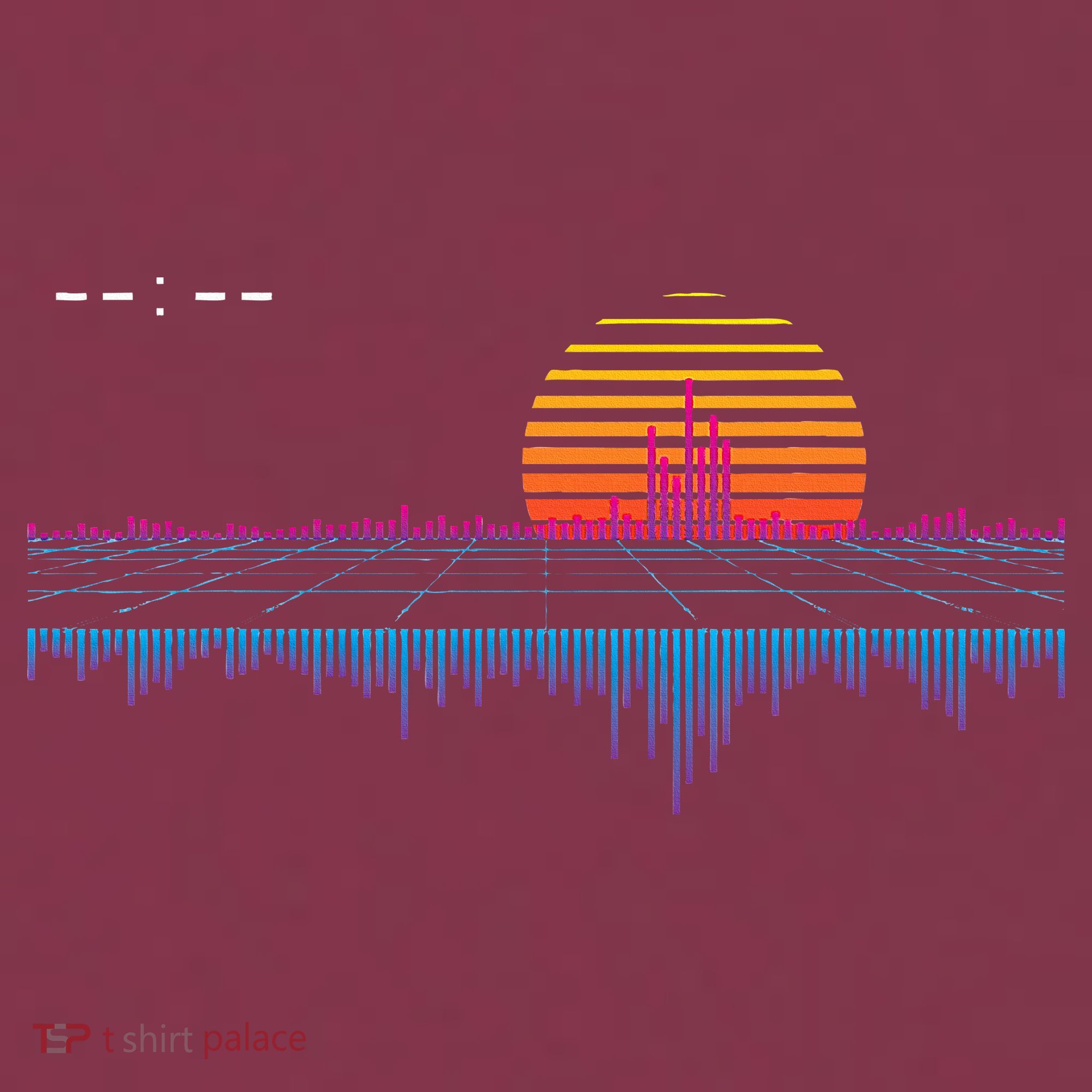 Retrowave Synthwave Vaporwave Sunset Aesthetic 16oz Travel Tumbler