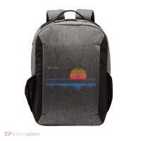 Retrowave Synthwave Vaporwave Sunset Aesthetic Vector Backpack thumb 0