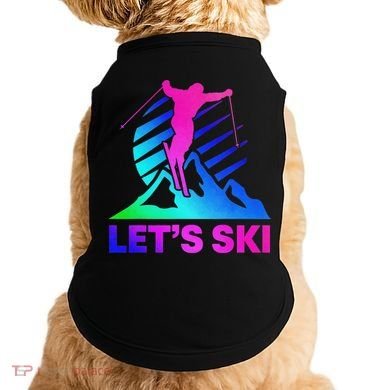 Retro Ski Vintage 80s 90s Skiing Outfit Doggie Tank