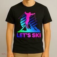 Retro Ski Vintage 80s 90s Skiing Outfit T-Shirt thumb 3