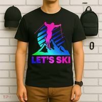 Retro Ski Vintage 80s 90s Skiing Outfit T-Shirt thumb 6