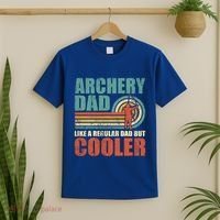 Retro Style Vintage Archery Dad Father's Day Gift T-Shirt thumb 2