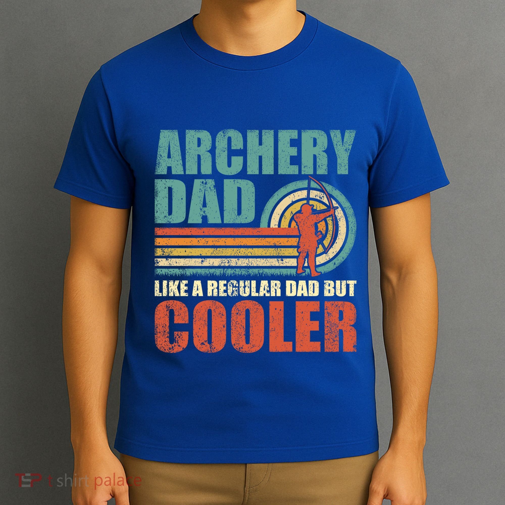 Retro Style Vintage Archery Dad Father's Day Gift T-Shirt