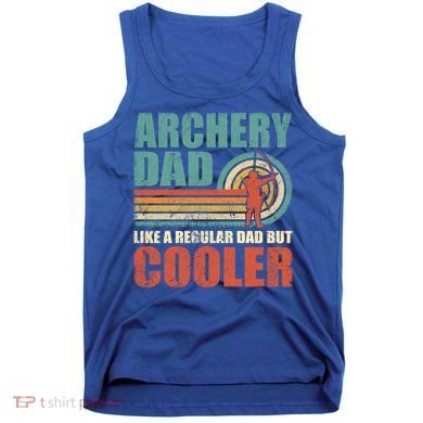 Retro Style Vintage Archery Dad Father's Day Gift Tank Top