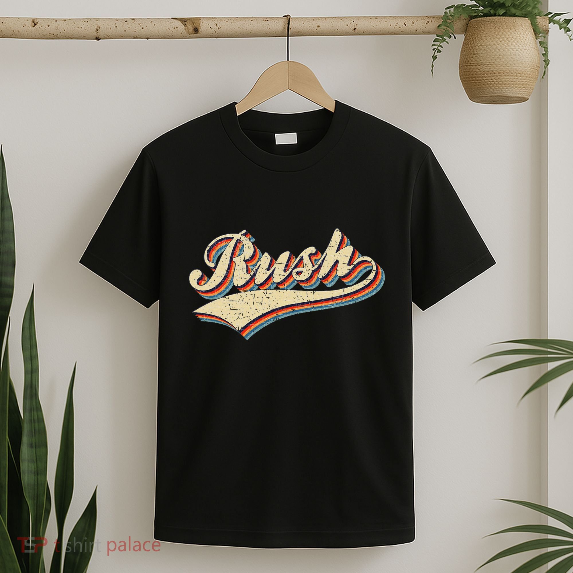 Rush Surname Vintage Retro Gifts Rush T-Shirt
