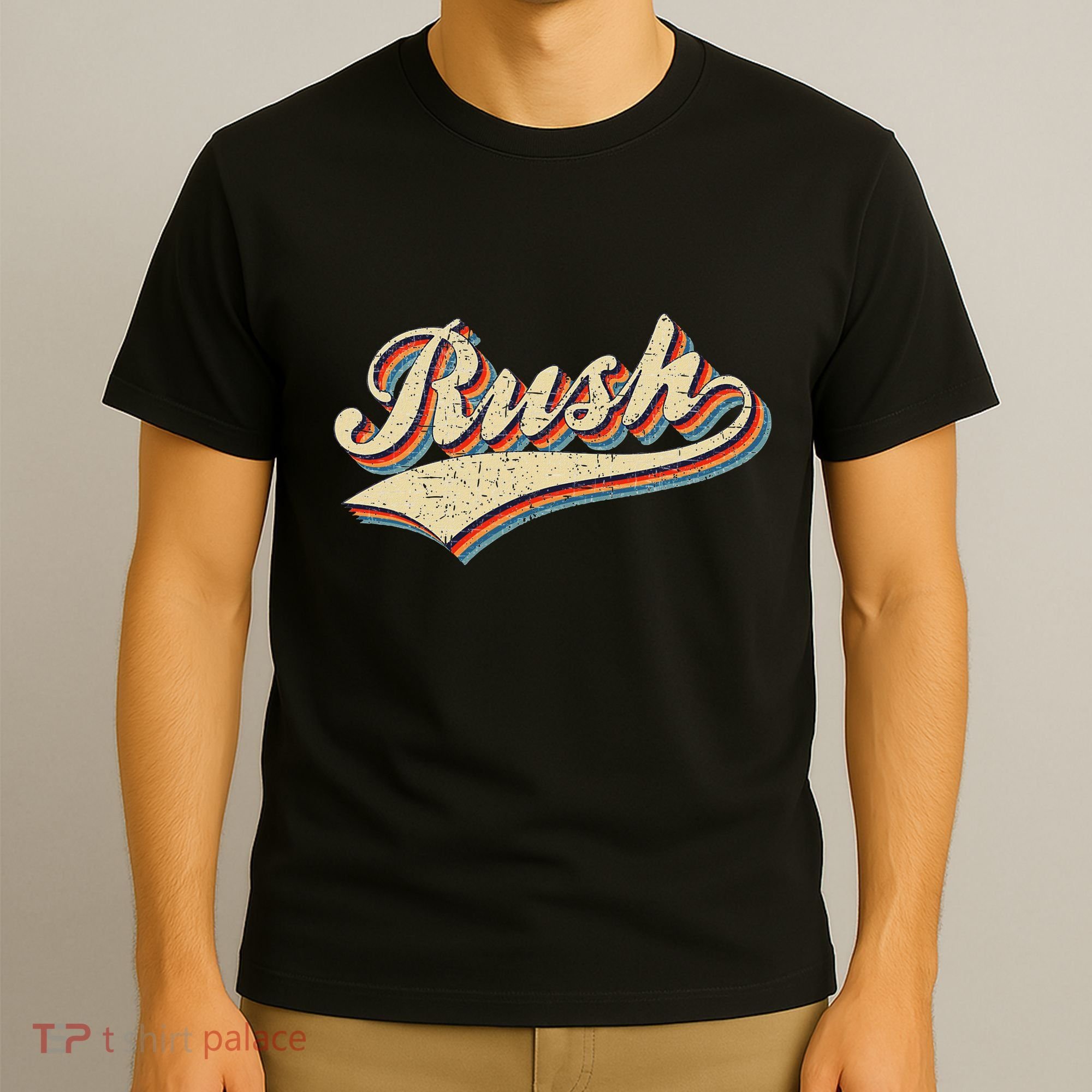 Rush Surname Vintage Retro Gifts Rush T-Shirt