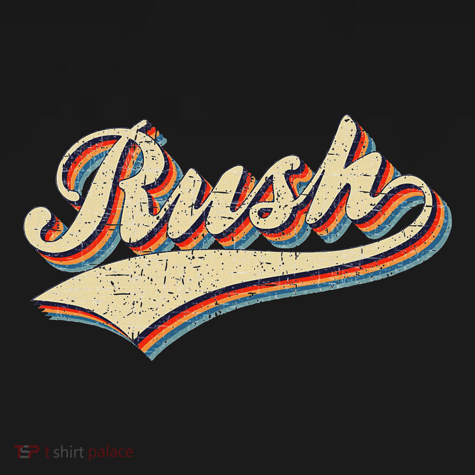 Rush Surname Vintage Retro Gifts Rush T-Shirt
