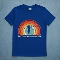 Retro Style Vintage Best Archery Dad Ever Father's Day Gift T-Shirt thumb 5