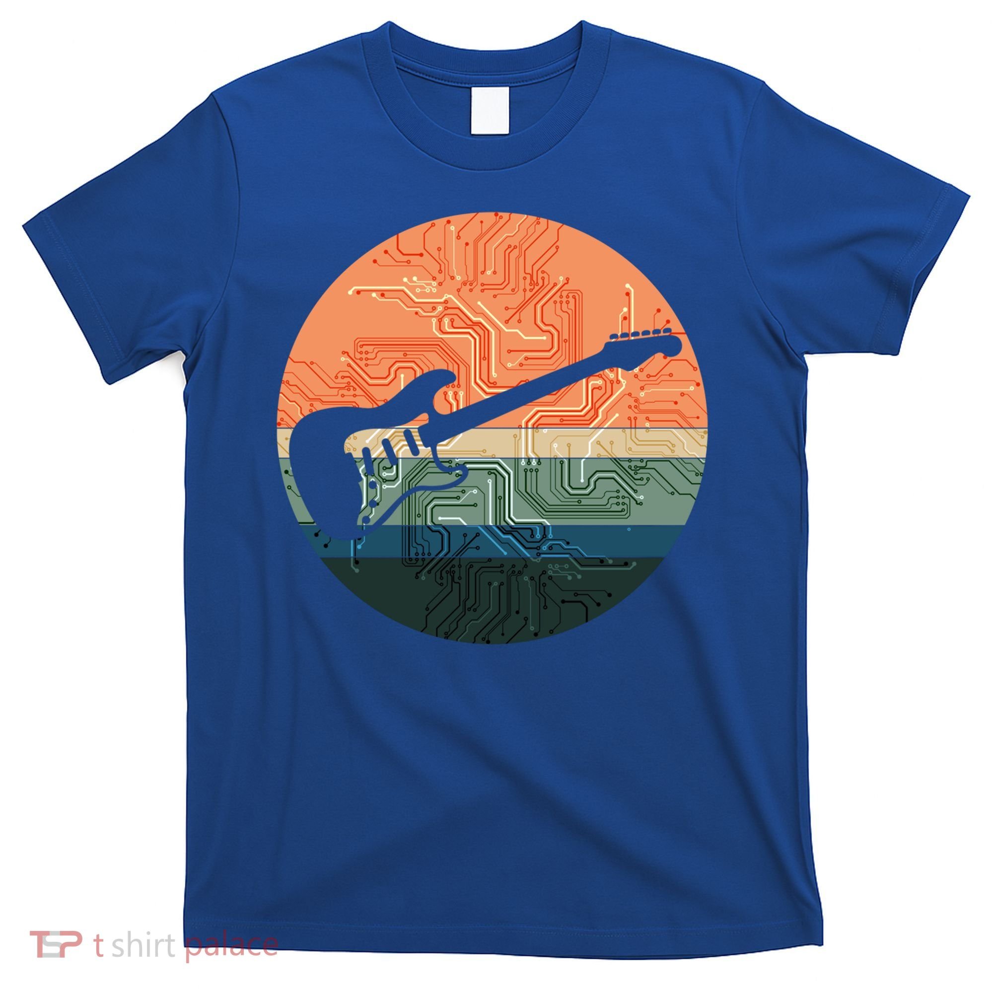 Retro Style Vintage Guitar Electric Acoustic Instrut Gift T-Shirt