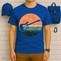 Retro Style Vintage Guitar Electric Acoustic Instrut Gift T-Shirt thumb 6