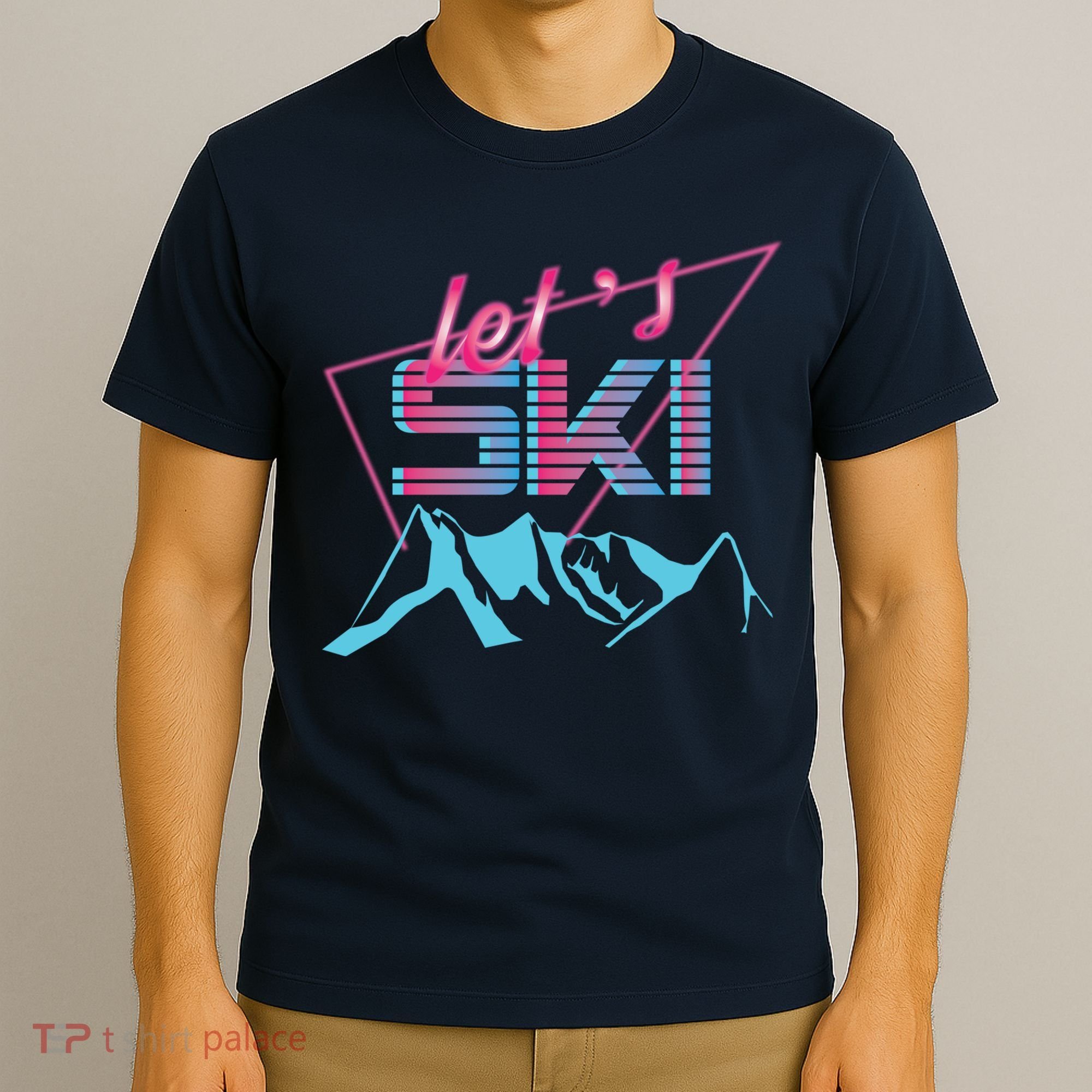 Retro Ski Vintage 80s Ski Costume T-Shirt