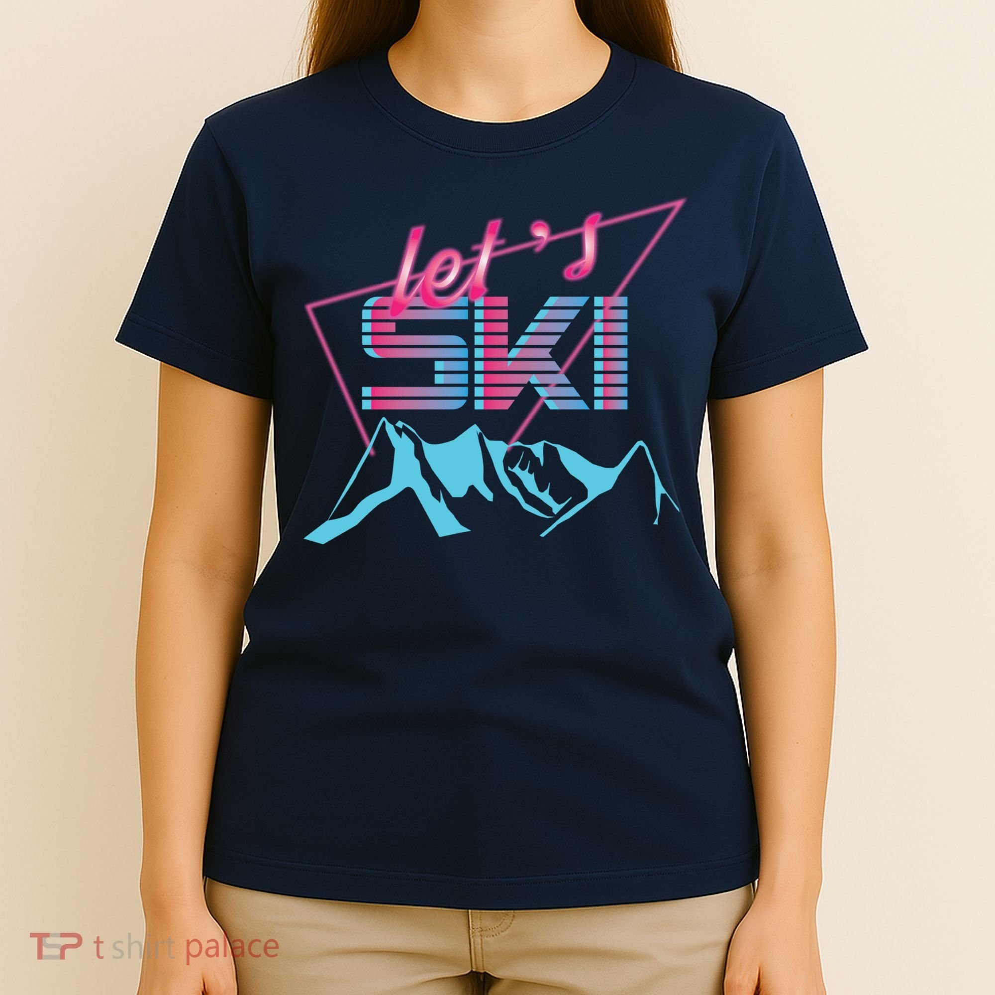 Retro Ski Vintage 80s Ski Costume T-Shirt
