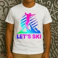 Retro Ski Vintage 80s 90s Skiing Outfit T-Shirt thumb 3