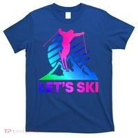 Retro Ski Vintage 80s 90s Skiing Outfit Gift T-Shirt thumb 0