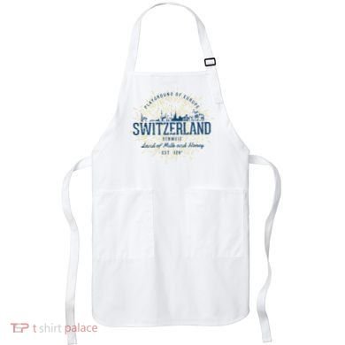 Retro Style Vintage Switzerland Apron
