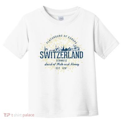 Retro Style Vintage Switzerland Toddler T-Shirt