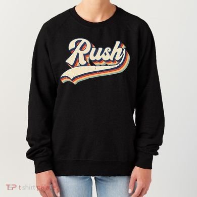 Rush Surname Vintage Retro Gift Women's Sweatshirt