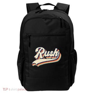 Rush Surname Vintage Retro Gift Backpack