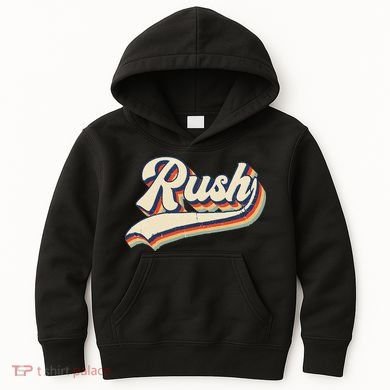 Rush Surname Vintage Retro Gift Kids Hoodie