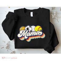 Retro Soccer Volleyball Basketball Softball Mama Mother Day Sweatshirt thumb 2