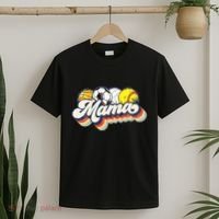 Retro Soccer Volleyball Basketball Softball Mama Mother Day T-Shirt thumb 2