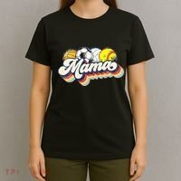Retro Soccer Volleyball Basketball Softball Mama Mother Day T-Shirt thumb 4