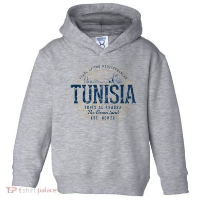 Retro Style Vintage Tunisia Toddler Hoodie