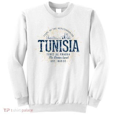 Retro Style Vintage Tunisia Sweatshirt