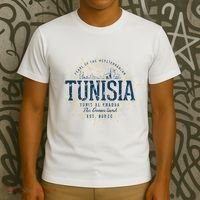 Retro Style Vintage Tunisia T-Shirt thumb 3