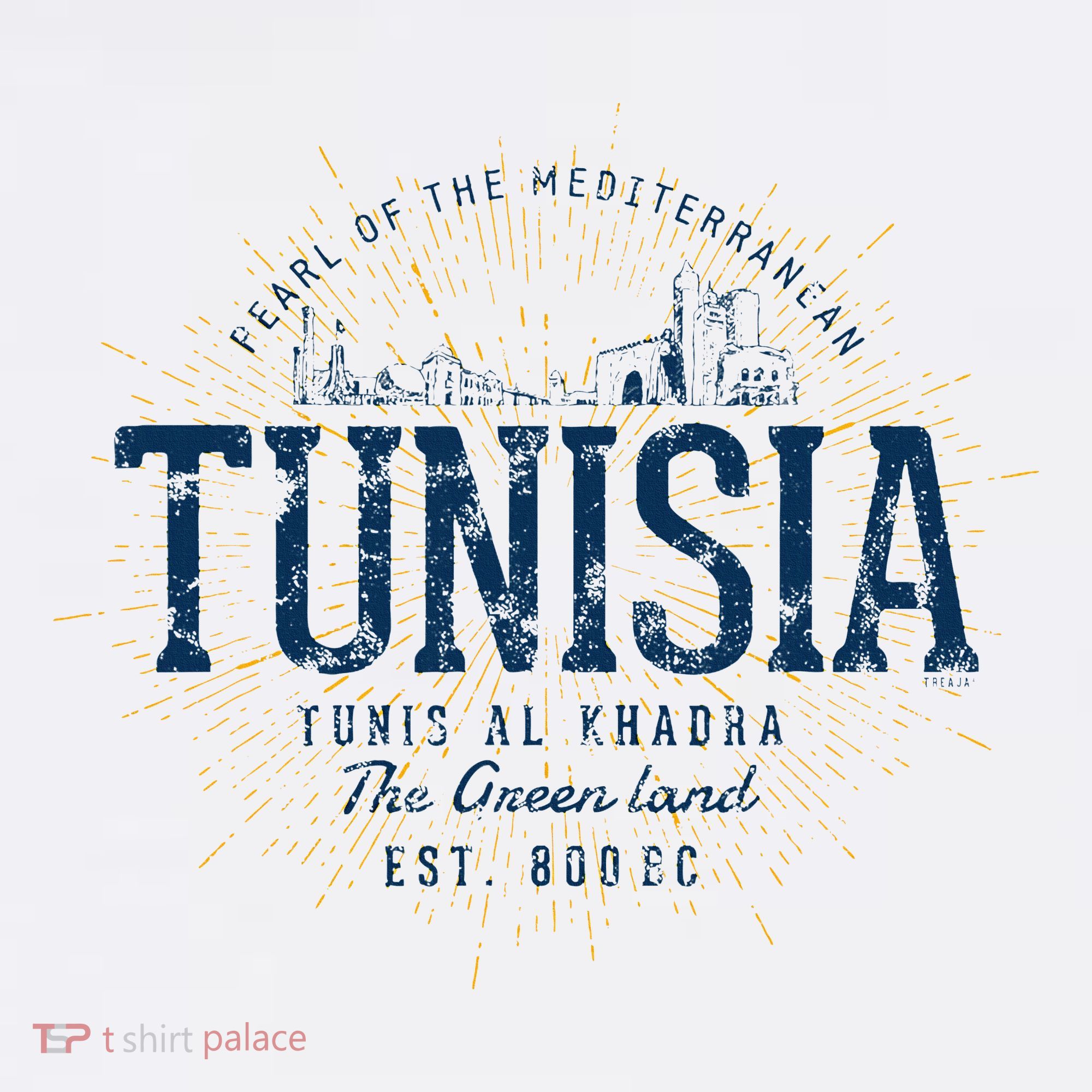 Retro Style Vintage Tunisia T-Shirt