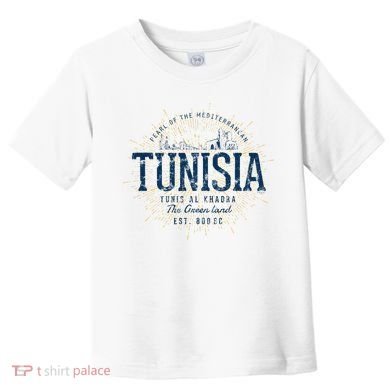 Retro Style Vintage Tunisia Toddler T-Shirt