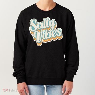 Retro Salty Vibes Beach Lover Women's Sweatshirt