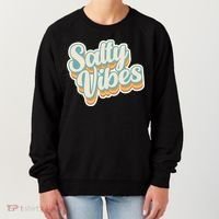 Retro Salty Vibes Beach Lover Women's Sweatshirt thumb 0