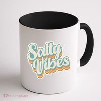 Retro Salty Vibes Beach Lover Coffee Mug thumb 1
