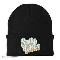 Retro Salty Vibes Beach Lover Beanie thumb 0