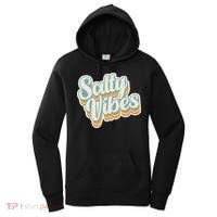 Retro Salty Vibes Beach Lover Women's Hoodie thumb 0