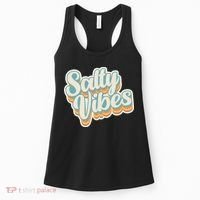 Retro Salty Vibes Beach Lover Women's Tank Top thumb 0