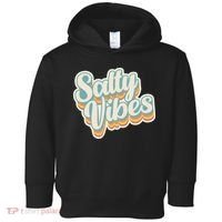Retro Salty Vibes Beach Lover Toddler Hoodie thumb 0