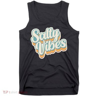 Retro Salty Vibes Beach Lover Tank Top