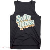 Retro Salty Vibes Beach Lover Tank Top thumb 0