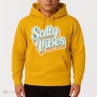 Retro Salty Vibes Beach Lover Hoodie thumb 2