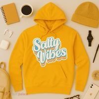 Retro Salty Vibes Beach Lover Hoodie thumb 3