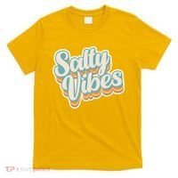Retro Salty Vibes Beach Lover T-Shirt thumb 0