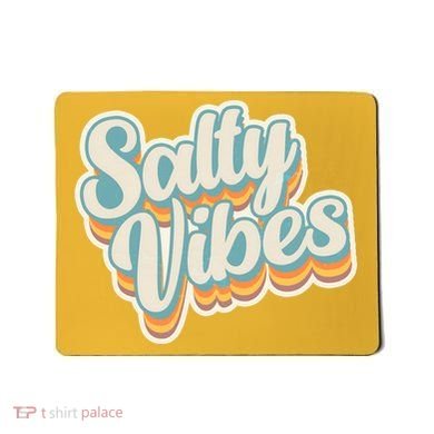 Retro Salty Vibes Beach Lover Mousepad