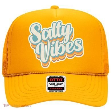 Retro Salty Vibes Beach Lover Hat