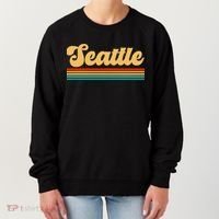 Retro Seattle Washington Women's Sweatshirt thumb 0