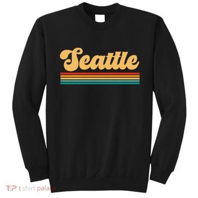 Retro Seattle Washington Sweatshirt
